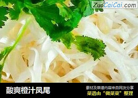 酸爽橙汁凤尾