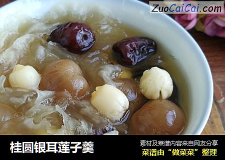 桂圆银耳莲子羹