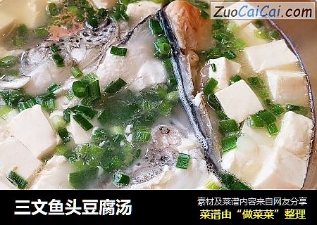 三文鱼头豆腐汤