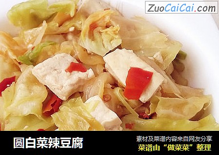  圆白菜辣豆腐