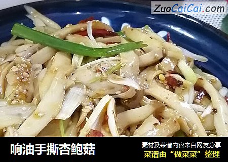 响油手撕杏鲍菇
