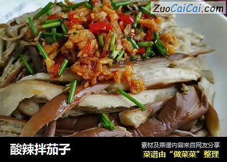 酸辣拌茄子