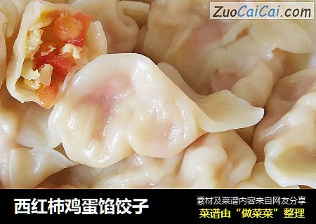 西红柿鸡蛋馅饺子