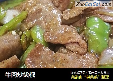 牛肉炒尖椒