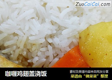 咖喱鸡翅盖浇饭