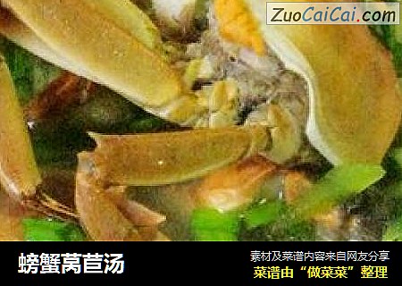 螃蟹莴苣汤