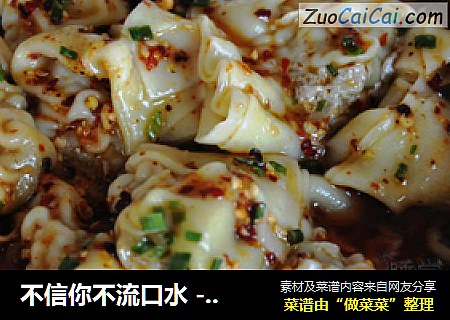 不信你不流口水 - 红油抄手（自制香喷喷的辣椒红油）