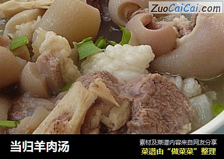 当归羊肉汤