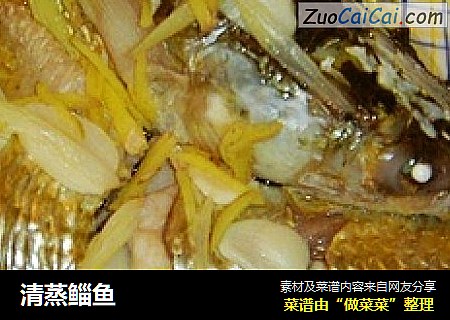 清蒸鲻鱼