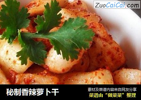 秘制香辣萝卜干