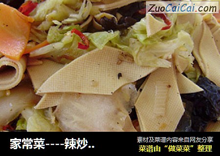 家常菜----辣炒白菜