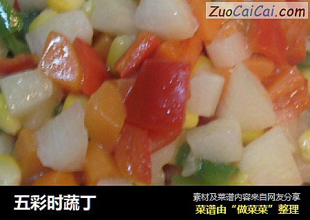 五彩时蔬丁