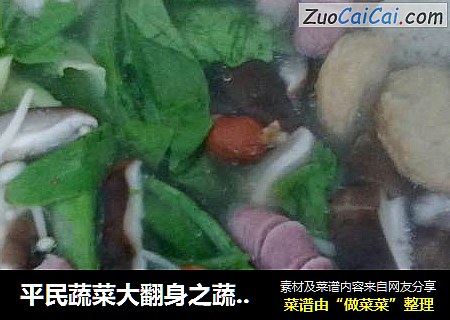 平民蔬菜大翻身之蔬菜火锅