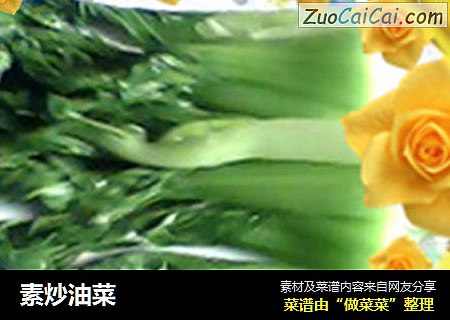 素炒油菜