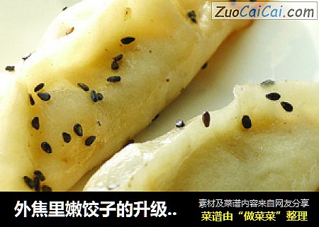 外焦里嫩饺子的升级吃法----白菜猪肉锅贴