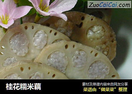 桂花糯米藕