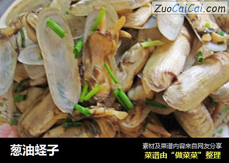 葱油蛏子
