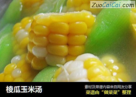 棱瓜玉米汤