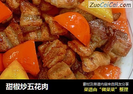 甜椒炒五花肉