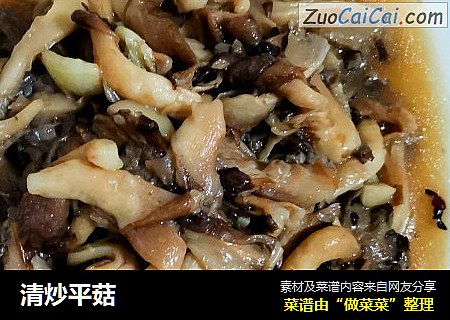 清炒平菇