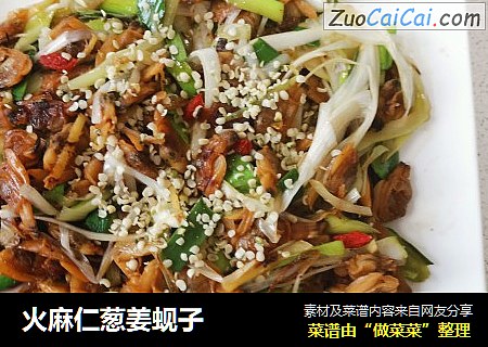 火麻仁葱姜蚬子