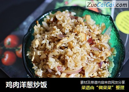 鸡肉洋葱炒饭