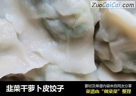 韭菜干萝卜皮饺子