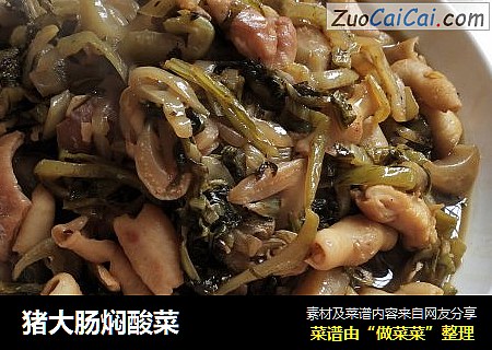 猪大肠焖酸菜