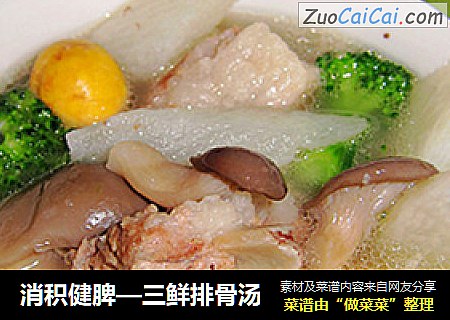 消积健脾—三鲜排骨汤