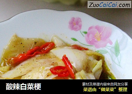 酸辣白菜梗
