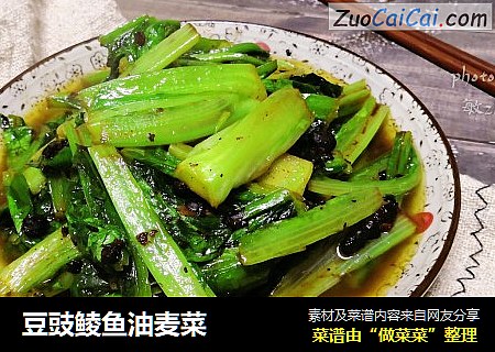 豆豉鲮鱼油麦菜