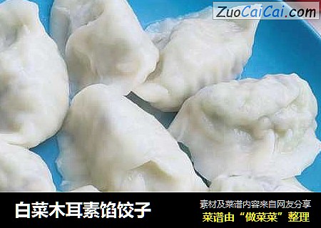 白菜木耳素馅饺子