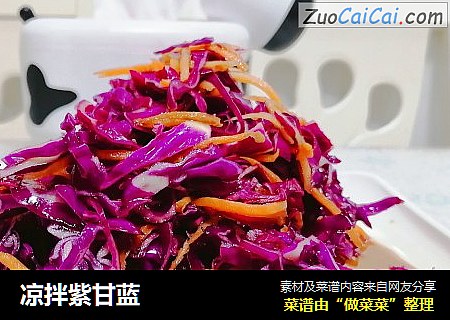 凉拌紫甘蓝