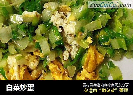 白菜炒蛋