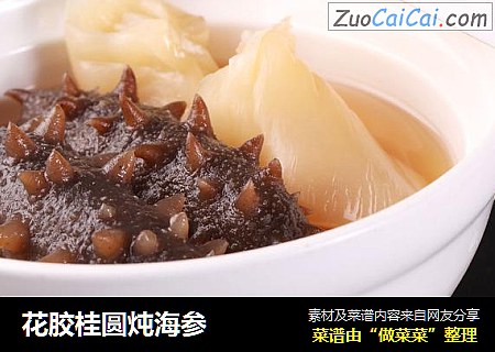 花胶桂圆炖海参