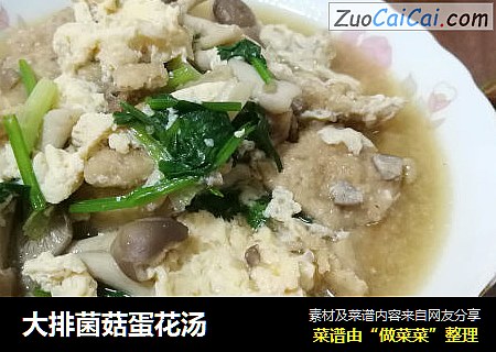 大排菌菇蛋花汤