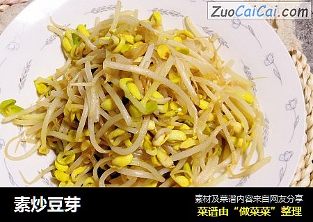 素炒豆芽
