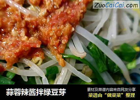 蒜蓉辣酱拌绿豆芽