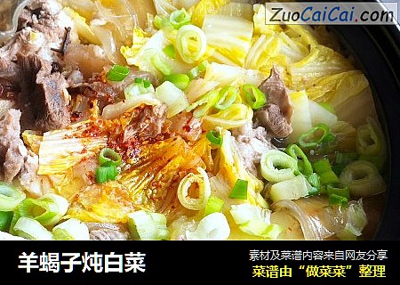 羊蝎子炖白菜