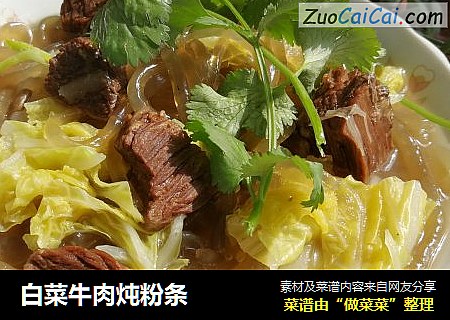 白菜牛肉炖粉条