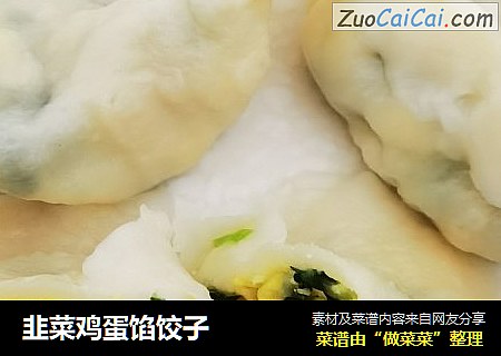韭菜鸡蛋馅饺子