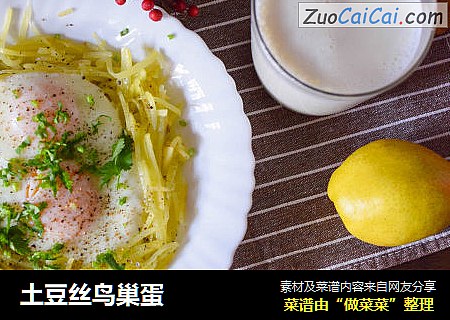 土豆丝鸟巢蛋