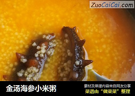 金汤海参小米粥