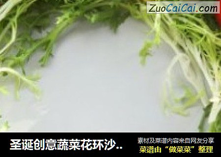 圣诞创意蔬菜花环沙拉??低脂低卡健康100