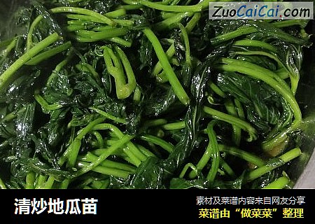 清炒地瓜苗