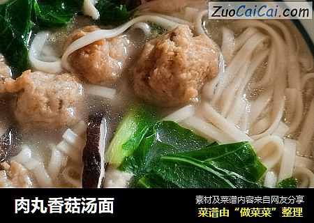 肉丸香菇汤面