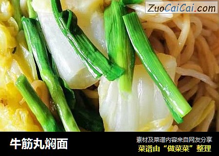 牛筋丸焖面