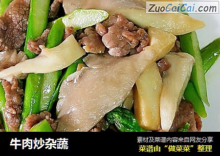 牛肉炒杂蔬