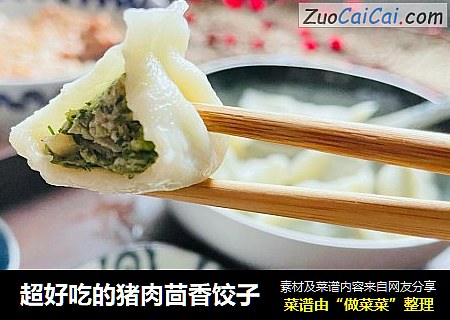 超好吃的猪肉茴香饺子