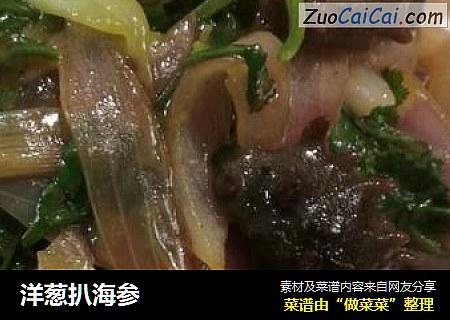 洋葱扒海参